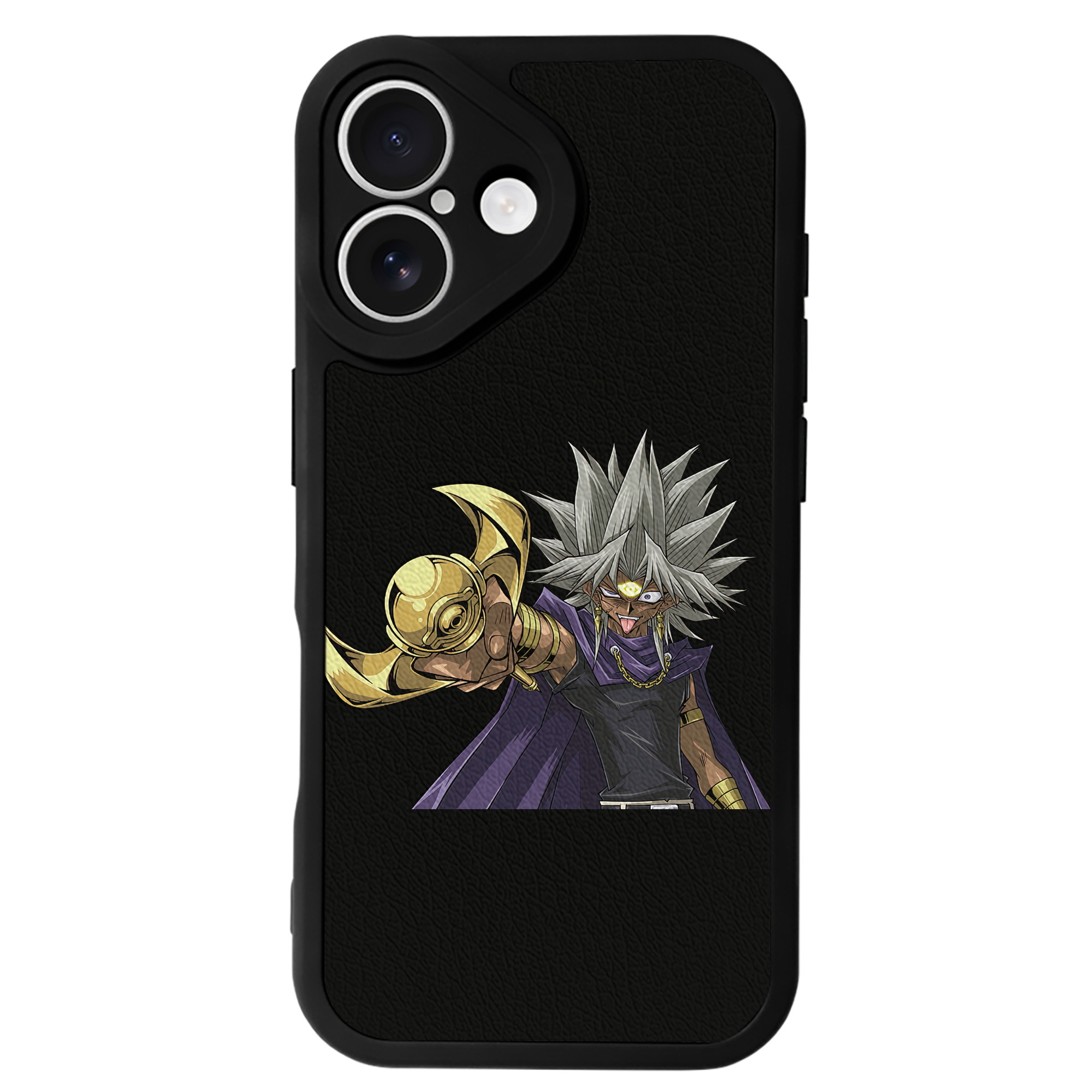 遊☆戯☆王 Yu-Gi-Oh! 【iPhone 16シリーズ対応】シリコンスマホケース（レザー調） 材質：シリコン
